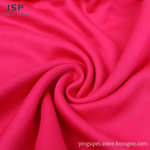 Plain Printed Fabric Viscose 100%Rayon Satin For Dress